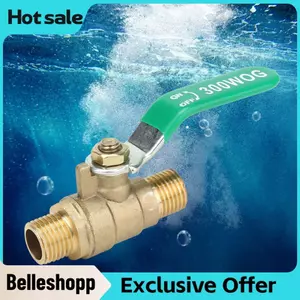 Belleshopp Van bi 2 chiều bằng đồng thau mini dùng cho máy nén khí tắt bằng ren NPT nam G1/4