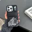 Áo khoác da đầy bông Vỏ điện thoại di động Apple 17 Vỏ bảo vệ túi khí chống rơi