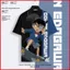Thám Tử Lừng Danh Conan Jimmy Kudo Hoạt Hình Dễ Thương Cosplay Vải 3D Mùa Hè Áo Thun Anime Tay Ngắn Top Trẻ Em