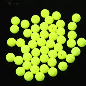 DELMER 50 Chiếc Câu Cá Bobbers Câu Cá Phụ Kiện Phao Bobbers 50 Chiếc Bobbers Chỉ Báo Bọt Phao Bóng Huỳnh Quang Trôi Bóng