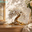 FUZOU Tulip Vật Trang Trí, Đồ Trang Trí Để Bàn Acrylic Phẳng 2D, Cây Trang Trí Nhà Thu Nhỏ Để Bàn Hoa Đứng Trang Trí Bàn Làm Việc