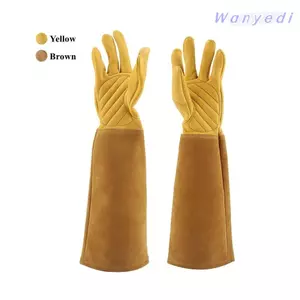 WANYEDI 1 Đôi Găng Tay Cắt Tỉa Hoa Hồng, Găng Tay Làm Vườn Da Chống Đâm Đâm, Găng Tay Chống Trơn Trượt Thoải Mái Chống Mài Mòn Bền Chống Đâm Nông Nghiệp