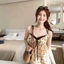 Áo Crop Tank Top, Ren Viền Họa Tiết Hoa Hoa Cami, Ren Không Lưng Cami Top Trang Phục Mùa Hè Nữ