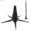 QEARY Clarinet Hỗ Trợ, Giá Đỡ Clarinet Đen Chống Trơn Trượt, 5 Chân Có Thể Tháo Rời Có Thể Gập Lại Năm Chân Nẹp Clarinet Giá Đỡ Phụ Kiện Âm Nhạc
