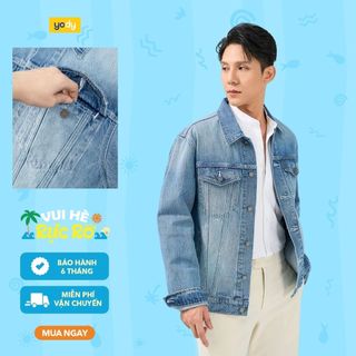 [SALE OFF] Áo khoác denim Nam YODY Light Weight thoải mái, nhẹ nhàng khả năng thấm hút tốt AJM7002