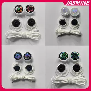 JASMINE 1 Cặp Giày Sneaker Giày Co Giãn Không Buộc Dây Giày Co Giãn Lo Lười Ren Qui Dây Giày Dây Giày JASMINE