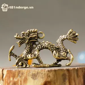 GE Trung Quốc Quái Vật Rồng Tượng Đồng Tượng Đồ Trang Trí Cổ Đồng Thần Thoại Động Vật Thu Nhỏ Trang Trí Nhà Cửa Thủ Công Bộ Sưu Tập VN