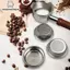 Giỏ lọc cà phê Tweeduj 51 / 54mm Có thể tái sử dụng 1 / 2 cốc thay thế phù hợp cho Portafilter không đáy Espresso Làm tại nhà Barista Sử dụng VN