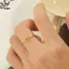 Nhẫn hoa hồng bằng thép không gỉ độc đáo dành cho các sự kiện trang sức kim loại thời trang [Mina]