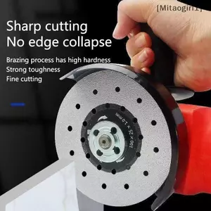 Đĩa cắt đá Ro mở rộng lỗ xốp 100mm Đá mài gốm de 3,93 Inch [Vn]