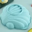 {Mới vào tháng 6} Phụ kiện làm bánh silicon hình vỏ sáng tạo có tay cầm cho bánh tự làm