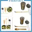 Bộ Trà Matcha gồm muỗng tre, chổi đánh matcha thủ công, phù hợp phòng trà, nhà bếp, văn phòng hoặc phòng khách