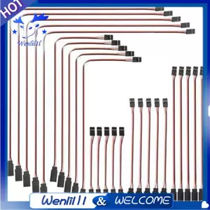 25 Chiếc Cáp Nối Dài servo Phong Cách JR, Cáp servo, Nam Đến Nữ JR Cắm, RC servo Nối Dài Dây Dẫn Cho Xe RC