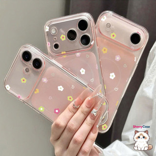 Ốp Lưng IPhone 13 15 11 17 16 12 14 ProMax  Họa tiết hoa nhỏ trái tim nhẹ nhàng 7 8Plus XR X XS Max
