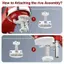 GE Ice Cream Maker Parts Drive Attachment cho Stand MixerIce Cream Machine Đầu khuấy / Mái chèo khuấy VN