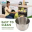 Nhà Bếp Thép Không Gỉ 304 Bát Trộn Thiết Kế Sâu Nấu Nướng Bánh Bánh Mì Salad Bếp Trộn Bát