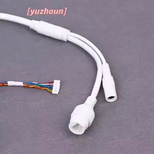 Cáp đuôi máy ảnh Cáp Ethernet Lan PoE RJ45 Cáp mạng 10 chân 10 lõi cho camera IP