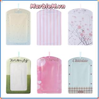 Giá đỡ Photocard MARBLEM, Vỏ bảo vệ hình ảnh PVC khổng lồ, Vỏ thẻ thần tượng Hàn Quốc A4 đầy màu sắc