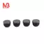 Trống Cuối Nắp Ống Tròn Chèn Nắp 19mm Đường Kính 20 Chiếc Màu Đen