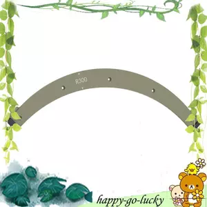 Khuôn tạo góc bán kính Mẫu bán kính góc tròn Dụng cụ gia công gỗ Chế biến gỗ Khuôn hồ quang lớn R300
