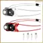 Đèn pha LED có thể sạc lại 1000 Lumen Siêu sáng với đèn đỏ trắng, cảm biến chuyển động chống nước 2 gói
