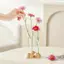 XUAN Sáng Tạo Phong Cách Bắc Âu Tròn Thủy Tinh Pha Lê Bình Tròn Bằng Gỗ Nghệ Thuật Thủy Canh Xanh Hoa Sen Đồ Trang Trí Bình Thủy Tinh Trang Trí Để Bàn VN