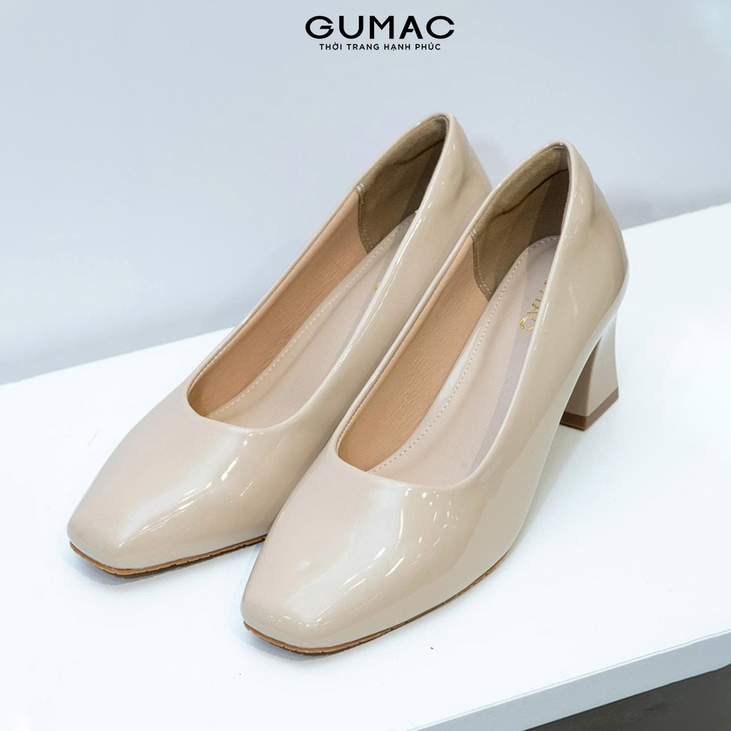 Giày Búp Bê Nữ Da Bóng Thời Trang GUMAC GF10033