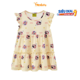 Đầm thun ngắn tay bé gái Rabity 550.121