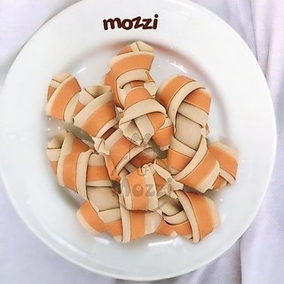 Snack cho chó Xương nơ gặm DoggyMan hương gà và sữa