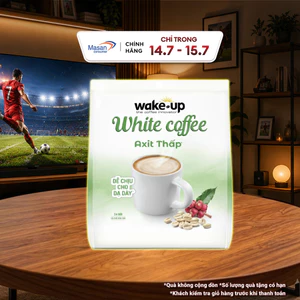 Cà phê hòa tan Wake up White Coffee hộp x 18stick x 18gr