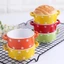 Bát sứ hình nồi chảo chấm bị màu sắc đáng yêu decor nhà bếp, bát ăn dặm cho bé dung tích 130ml ăn dặm kiểu nhật