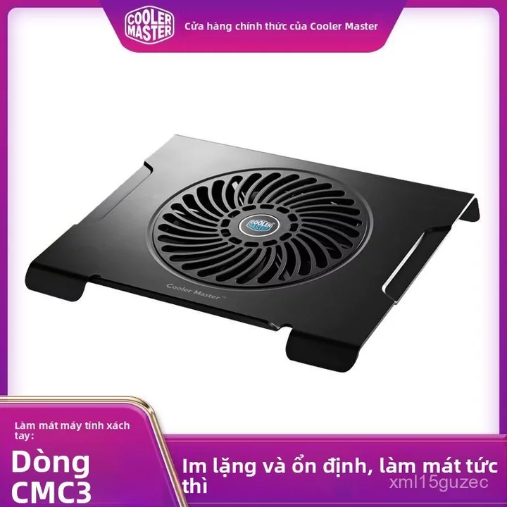Đế tản nhiệt laptop CMC3 giá đỡ tản nhiệt xách tay cho máy dưới 15.4 inch bền đẹp giao nhanh chống trượt