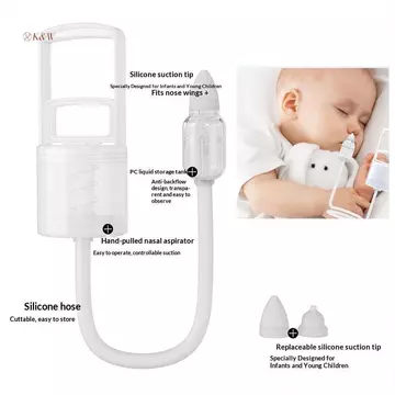 Máy hút mũi cho bé K & W Máy hút mũi Thiết kế tiết kiệm nhân công cho Bộ chăm sóc trẻ em mới dành cho cha mẹ 1 Bộ vn