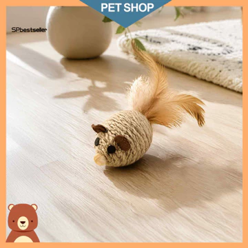 Sp Bền Đồ Chơi Cho Mèo Cho Nhai Đồ Chơi Cho Mèo Trong Nhà Tự Nhiên Sisal Dây Đồ Chơi Cho Mèo Lông Chuột Nhai Đồ Chơi Cho Mèo Con Răng Trong Nhà Tự Giải Trí Chuột Bền Cho Mèo