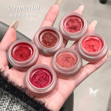 Cappuvini Tròn Nhỏ Có Thể Đa Năng Bùn Matte Son Môi Chống Dính Cốc Làm Trắng Da Phong Cách Hàn Quốc Nhẹ nhàng Giữ Trang Điểm Matte Lip Glaze