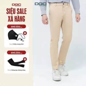 Quần Kaki nam DGC Dáng ôm Slim Fit ôm vừa vặn, tôn dáng - SQKBC02M