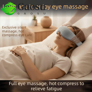 Thiết bị bảo vệ mắt GAOSU, Máy mát xa mắt làm nóng áp suất không khí, Máy mát xa mắt nóng nén thoải mái Massage rung Giảm mỏi mắt Điều trị làm đẹp