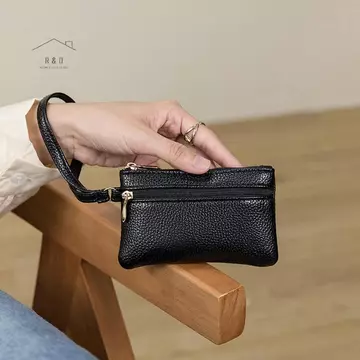 RO > Nữ Ví Mini Da PU Nữ Ví Đựng Thẻ Ví Đựng Tiền Xu Ví Ngắn Ví Nhỏ Dây Kéo Móc Khóa Túi Ly Hợp Ví Mới