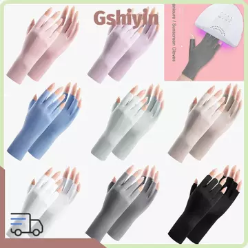 Găng Tay Chống Nắng GSHIYMY, Bảo Vệ Da Ngón Tay Đèn Led Sơn Móng Tay Găng Tay, Làm Móng Tay Chống Bức Xạ Chống Tia UV Bảo Vệ Chống Tia UV Móng Tay Nghệ Thuật Găng Tay Tăng Cường Mó