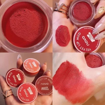 Lip Matte Velvet Mud Bán Novo Mist Sinh Viên Glaze Mousse Nữ Son Bóng Bề Mặt Thạch Ngày Môi Bùn Môi Đóng Hộp Giá Rẻ Glos