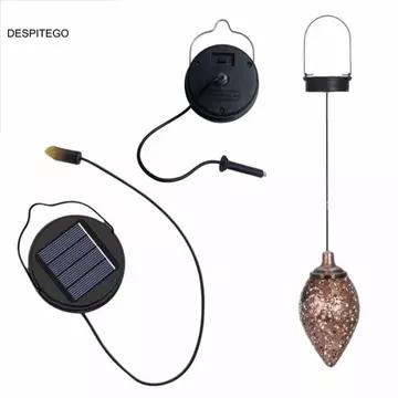 Đèn thay thế đèn năng lượng mặt trời DESPITEGO, Đèn treo LED năng lượng mặt trời chạy bằng năng lượng mặt trời DIY, Đèn trắng 400Mah Đèn trang trí năng lượng mặt trời ngoài trời Đèn chiếu sáng đường đ