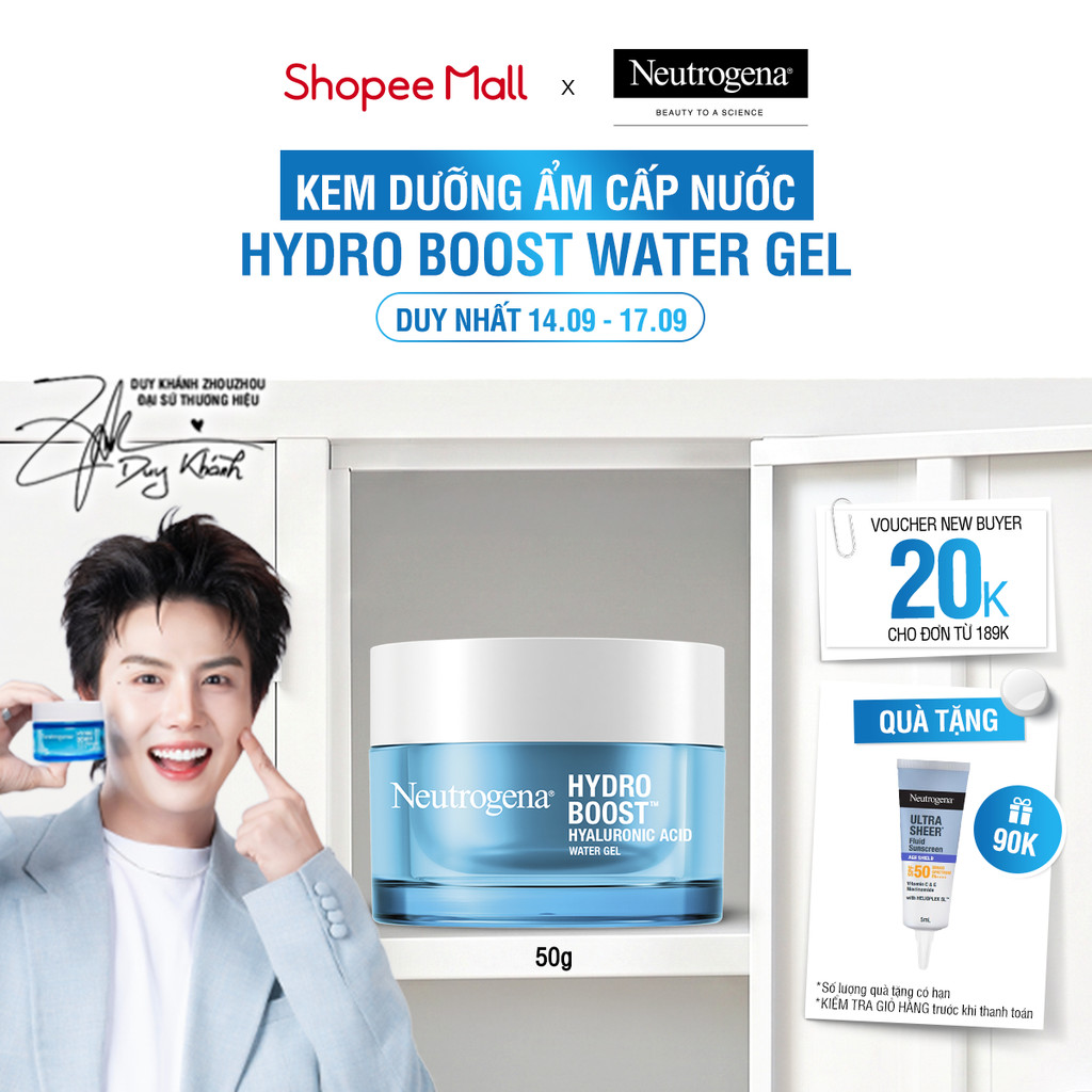 Kem dưỡng ẩm cấp nước Neutrogena® Hydro Boost Hyaluronic Acid Water Gel (50g)