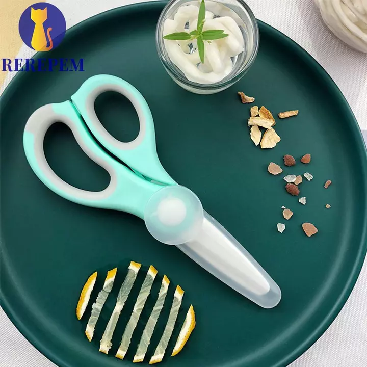 MARTIN1 Kéo Thức Ăn Cho Bé Đồ Dùng Cho Bé Ngoài Trời Bộ Đồ Ăn Cho Bé Hộp Cắt Hộp Bảo Quản Trẻ Sơ Sinh Hỗ Trợ Cho Ăn