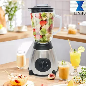 Máy xay sinh tố LINHU, Máy xay sinh tố công suất lớn bằng thép không gỉ, Máy xay sinh tố gắn tường 1,5 L đa chức năng EU / US / UK để sử dụng tại nhà