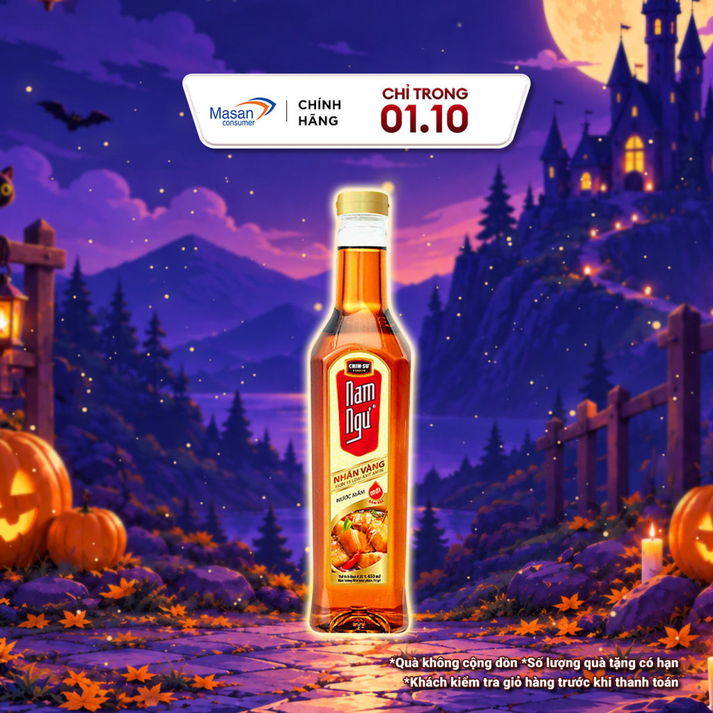 Nước Mắm Nam Ngư Nhãn Vàng Chai 650ml