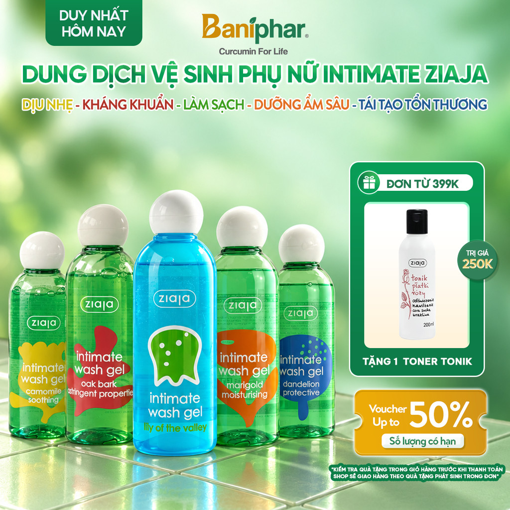 [LIVESTREAM] Dung Dịch Vệ Sinh Phụ Nữ Intimate ZIAJA Ba Lan Giúp Dưỡng Ẩm, Làm Sạch Khử Mùi và Cân Bằng pH Tự Nhiên