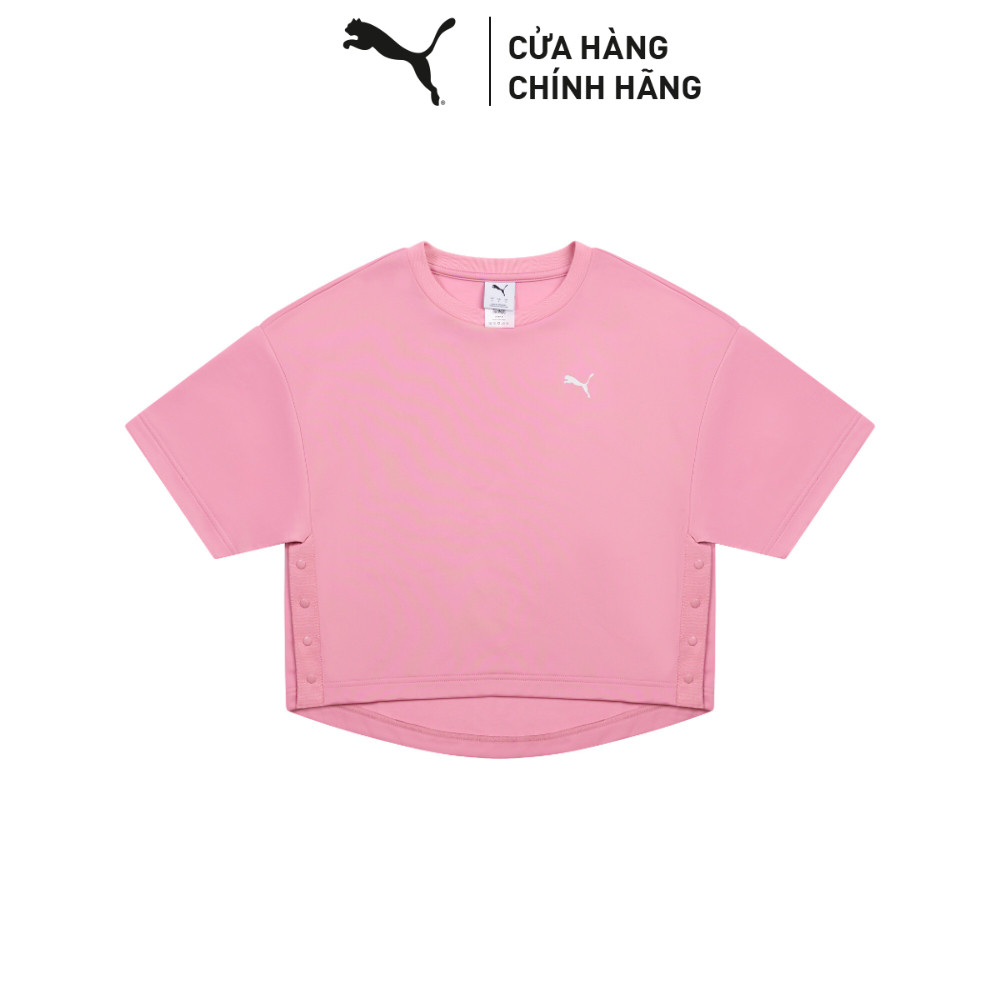 Áo Thun Thời Trang PUMA Nữ WARDROBE ESS Oversized Tee Poised Pink Màu Hồng