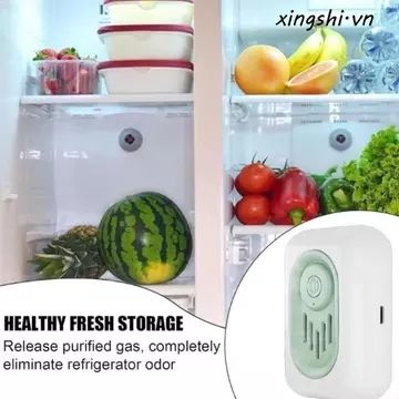 Máy lọc Ozone tủ lạnh XINGSHI, Bảo quản tươi Khử mùi Tủ lạnh Khử mùi Ozone, Loại bỏ mùi Di động lâu trôi Máy tiệt trùng Ozone Tủ lạnh nhỏ gọn Căn hộ