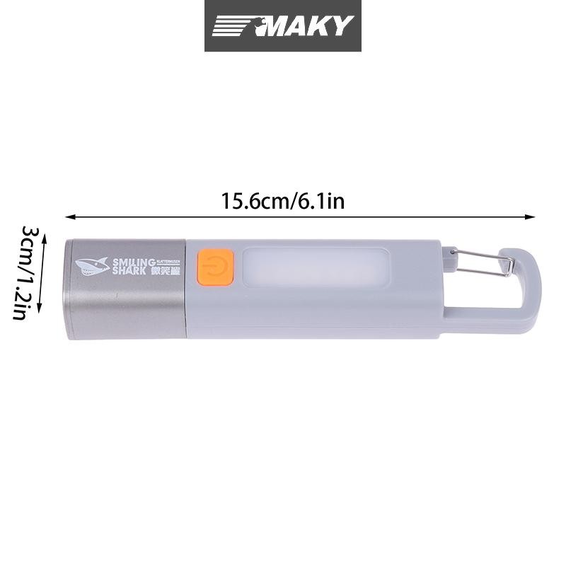 Newwellknownepic LED Đèn Pin XP Đèn Pin Siêu Sáng Có Móc Cắm Trại Đèn LED Sạc Di Động Cắm Trại Đèn Lồng VN