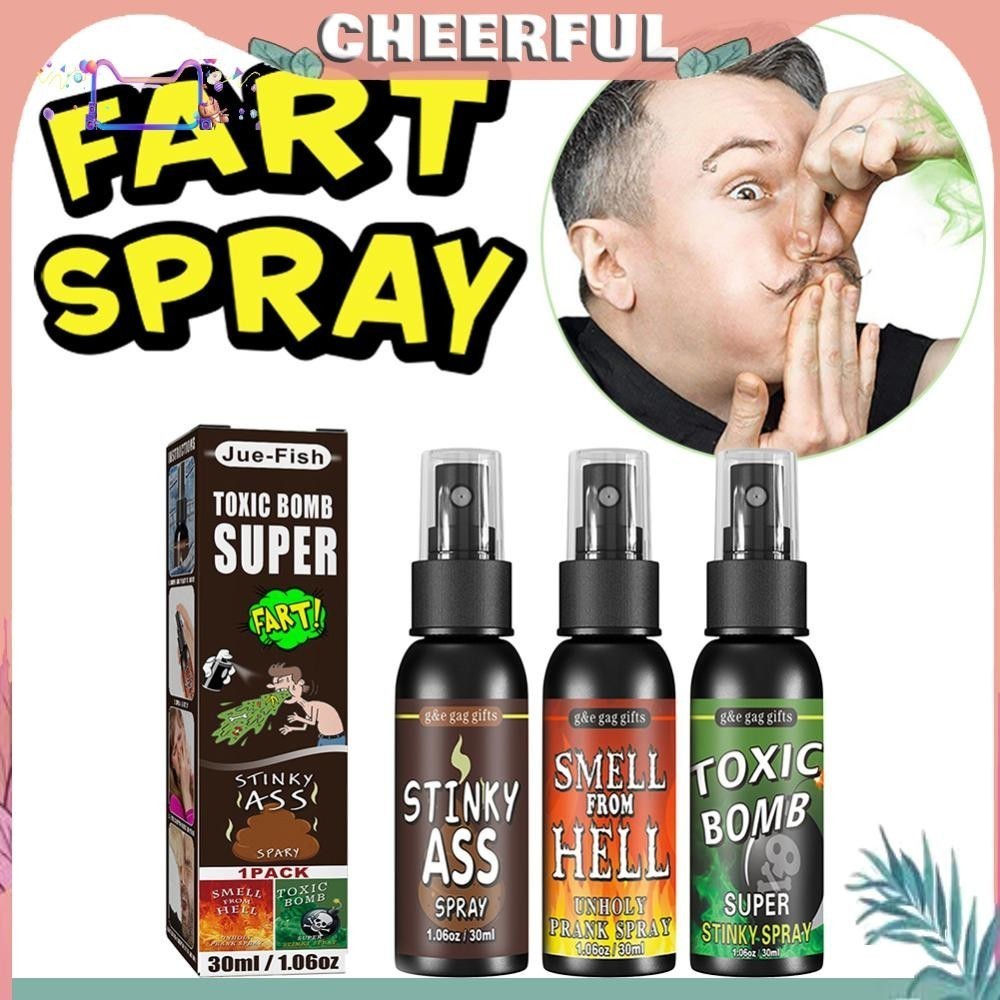 【COD】 Xịt Tạo Mùi Hôi 30ml - Thiết Kế Nhỏ Gọn - Dùng Cho Các Trò Chơi Khăm Vui Nhộn